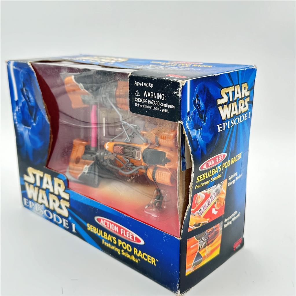 1998 Galoob Star Wars Action Fleet Episode I Sebulb's Pod Racer with Sebulba
