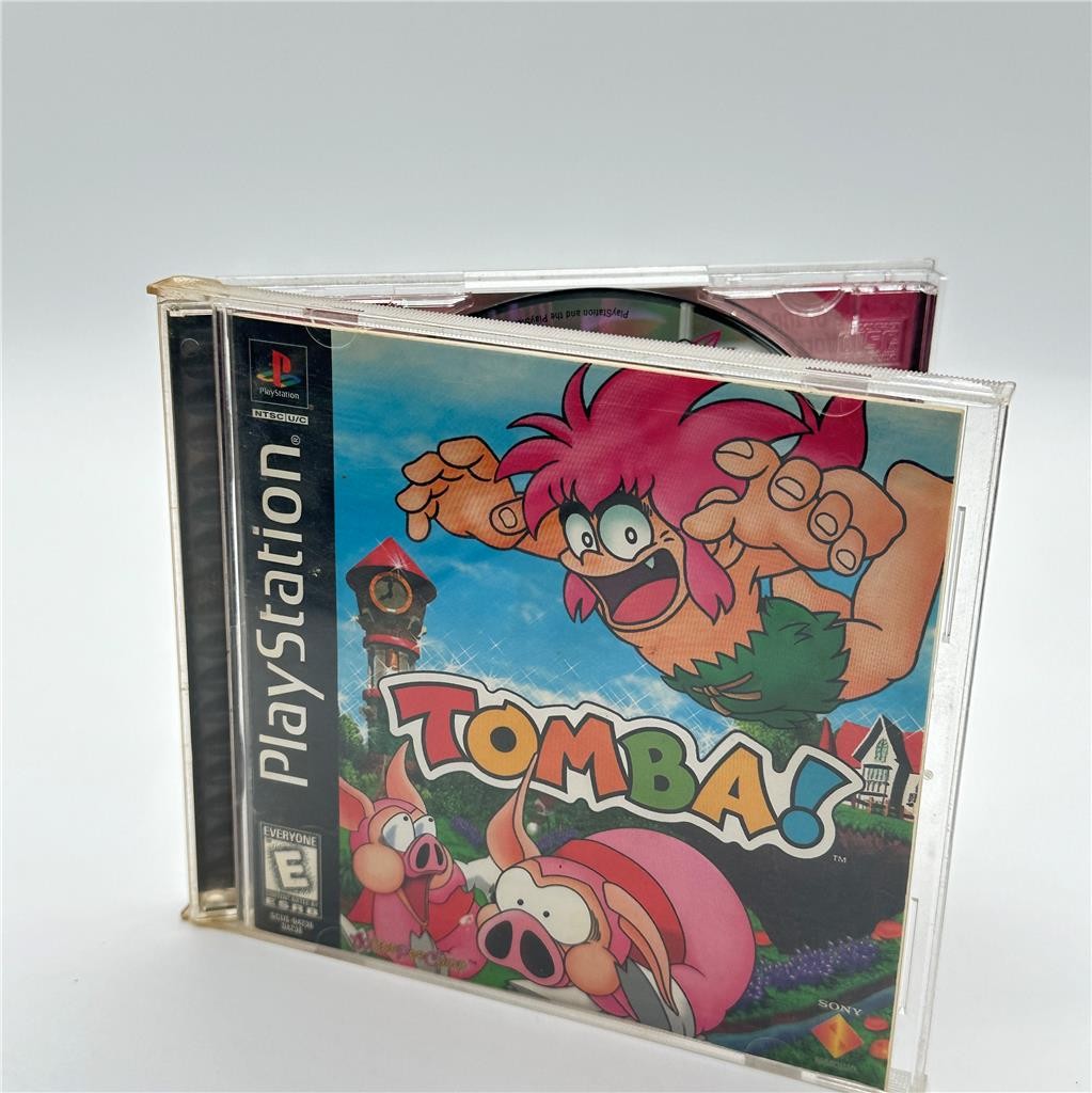 Tomba (Sony PlayStation 1, 1998) Complete - CIB - PS1 BLACK LABEL