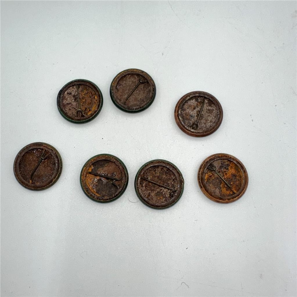 Lot of 7 1961 & 1962 Teamsters Horse Heads General Drivers and Helpers 229 Pins