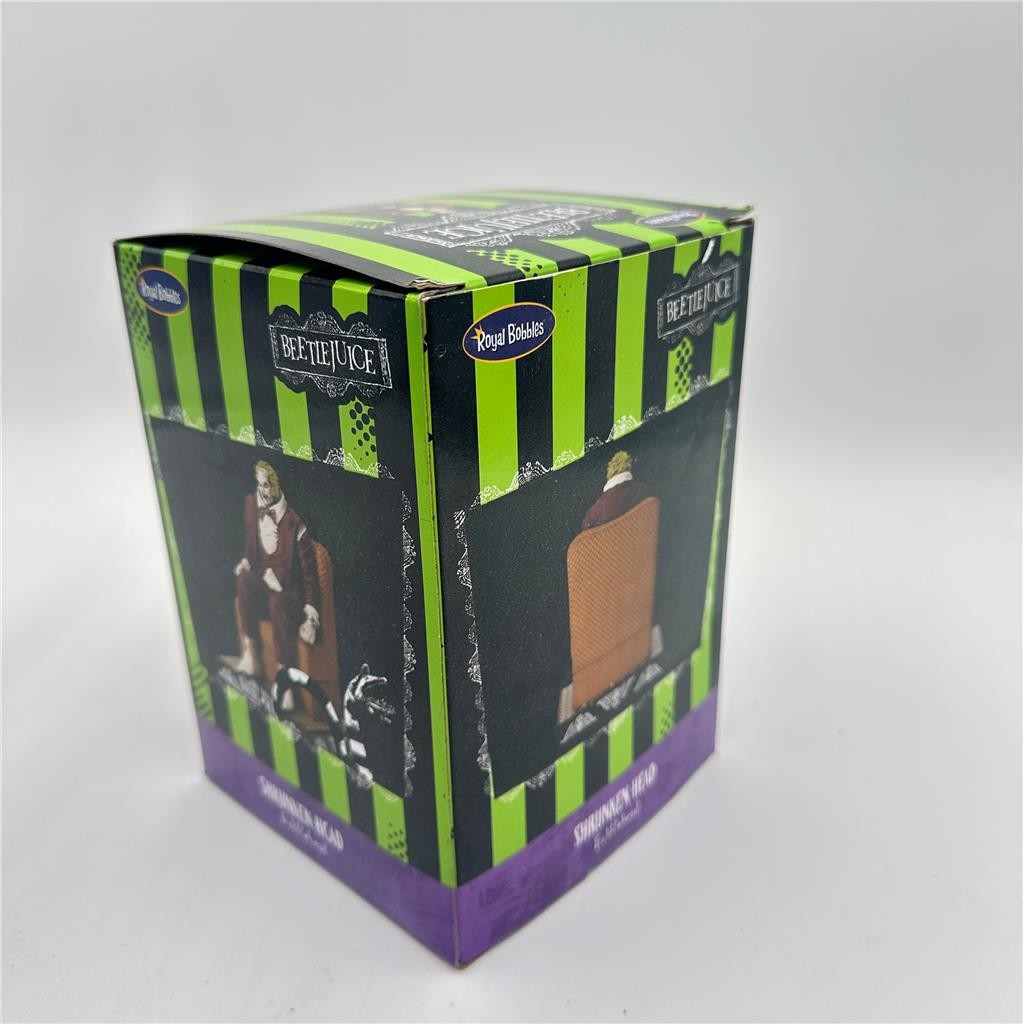 Royal Bobbles Bettlejuice Bobblehead Shrunken Head Figure Hot Topic Exclusive