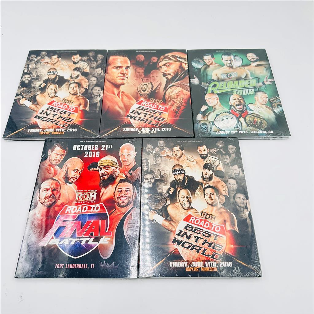 Lot of 14 ROH Wrestling DVDS