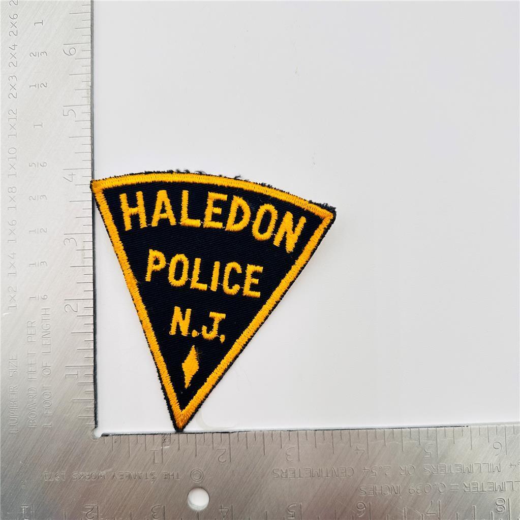 Haledon NJ  Police Patch