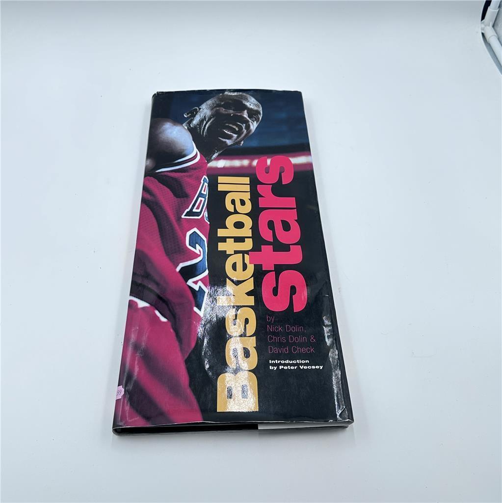 BASKETBALL STARS By David Check &  Nick & Chris Dolin - Hardcover Michael Jordan