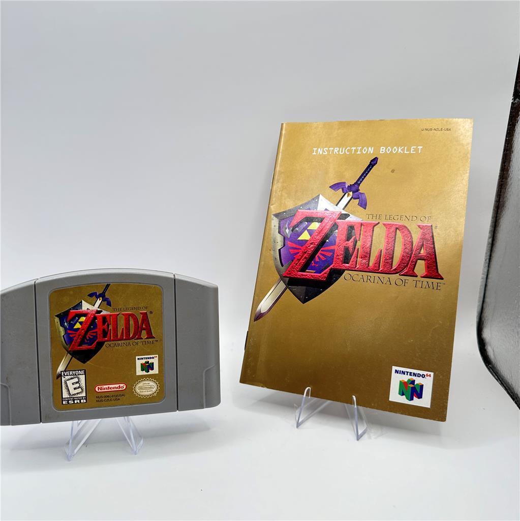 Legend of Zelda: Ocarina of Time (Nintendo 64, 1998) Game and Manual