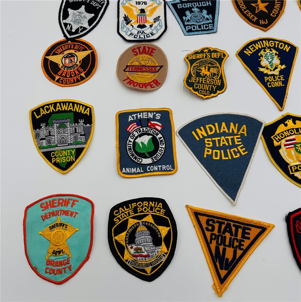 Police Law Enforcement Patches  Lot of 25