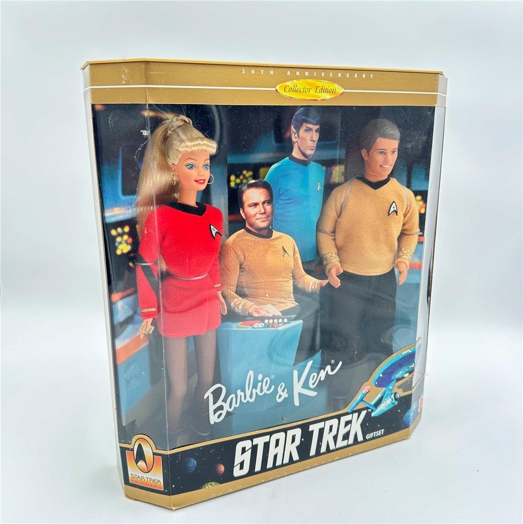 1996 Barbie And Ken “STAR TREK” 30th Anniversary Collector Edition Gift Set
