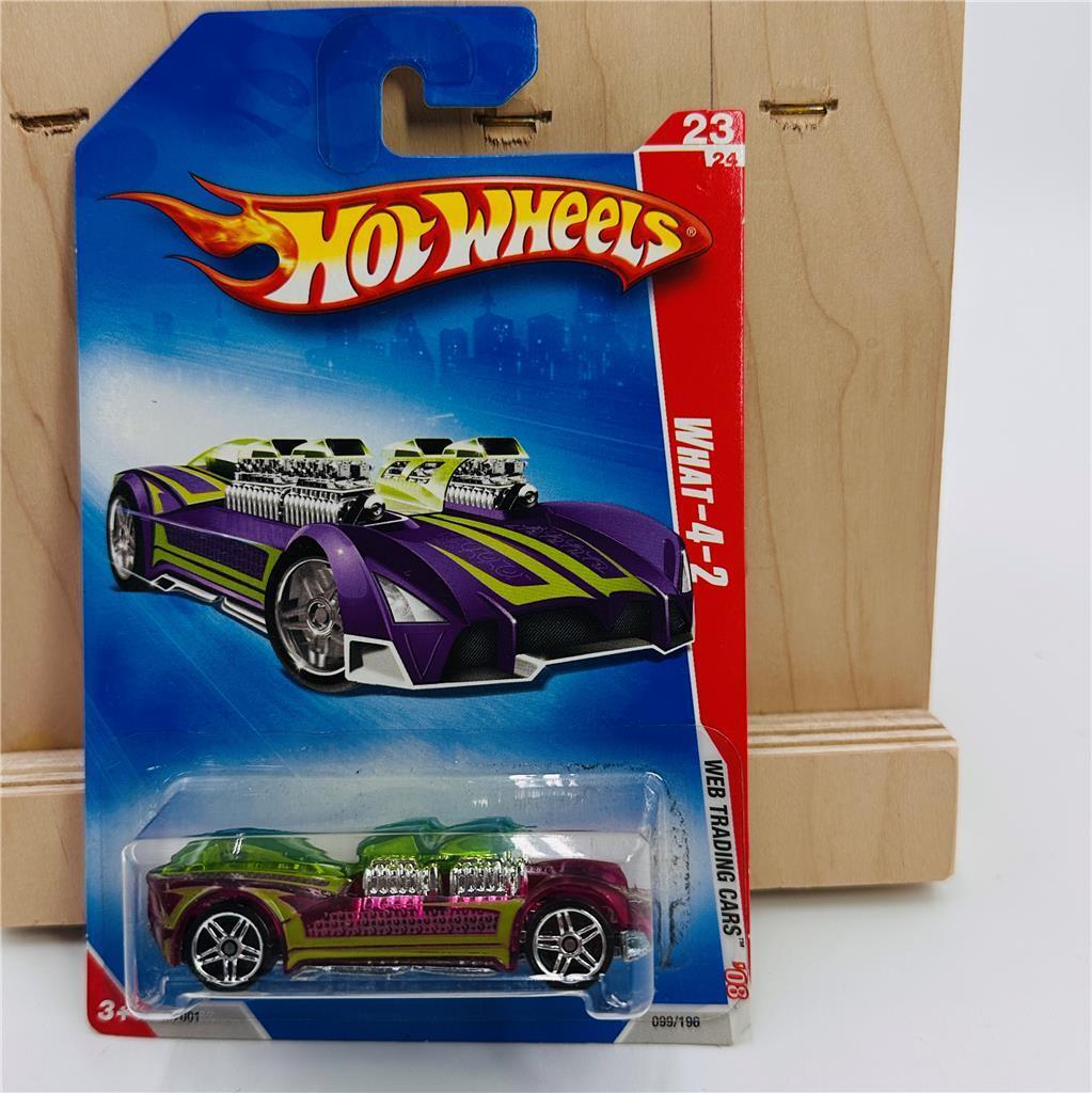 Hot Wheels 2008 Web Trading Cars #99 What-4-2 Clear Purple