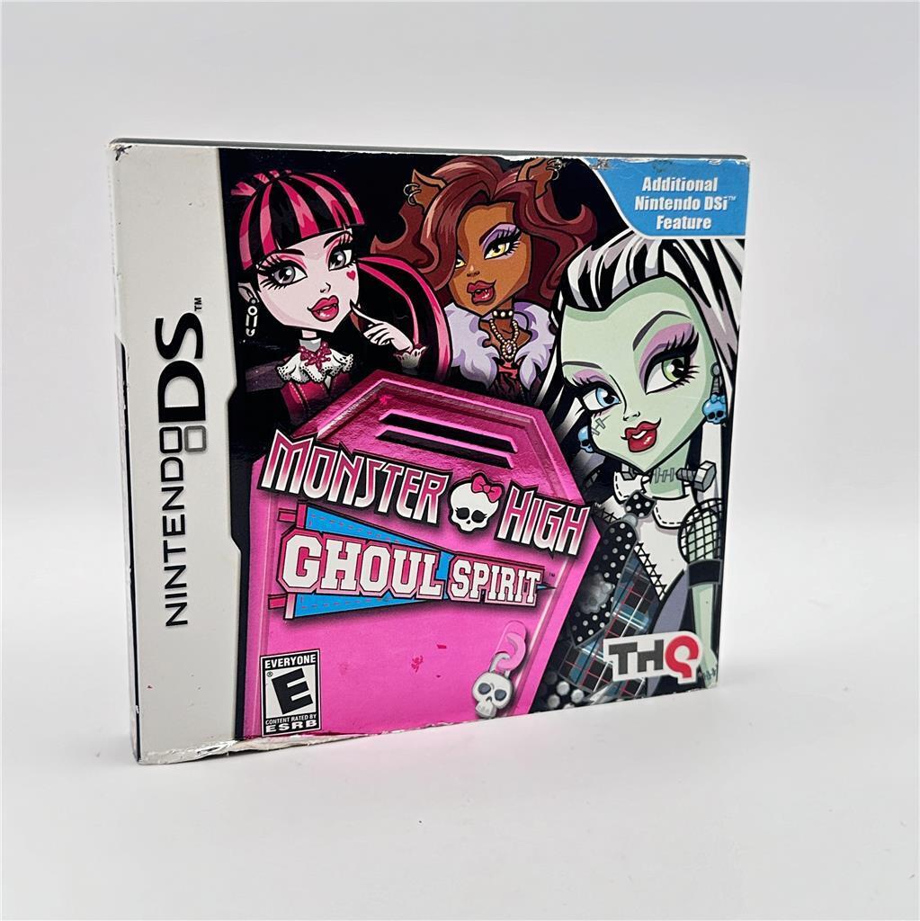 Monster High Ghoul Spirit (Nintendo DS, 2011) CIB With Slip Cover