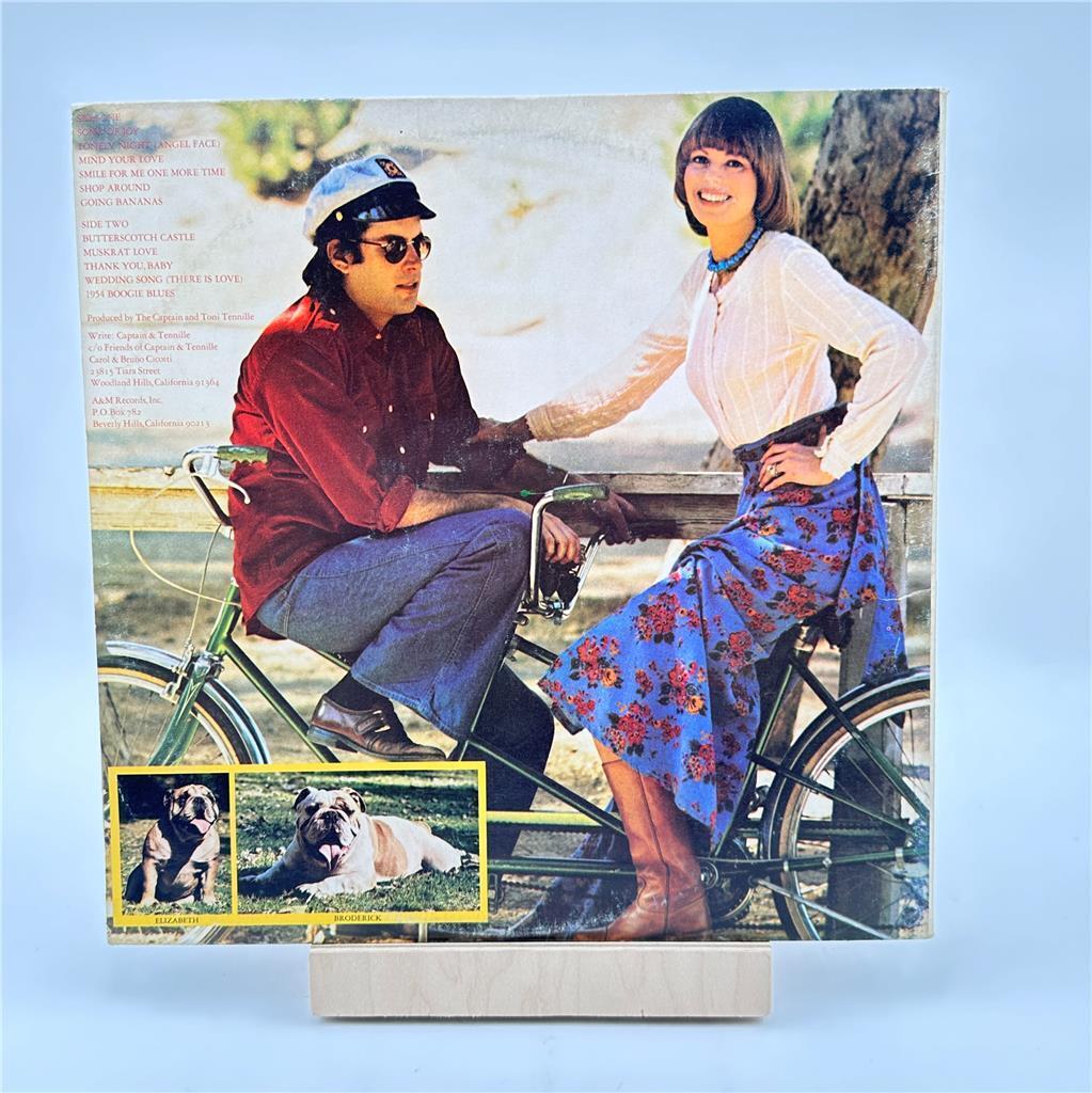 CAPTAIN & TENNILLE SONG OF JOY  LP VINYL RECORD
