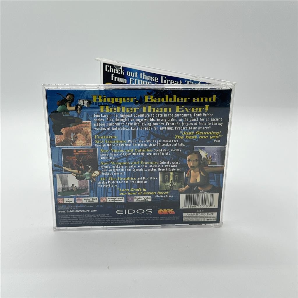 Tomb Raider III: Adventures of Lara Croft (Sony PlayStation 1, 1998)