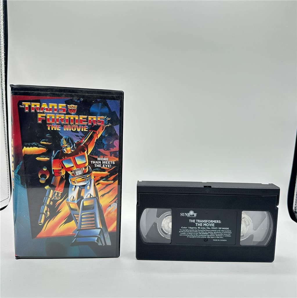 Transformers The Movie: More Than Meets The Eye 1986 1995 VHS Clamshell
