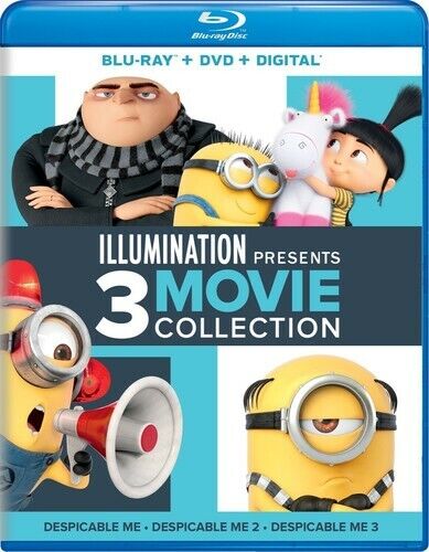 Illumination Presents 3 Movie Collection (Blu-ray) with slip cover