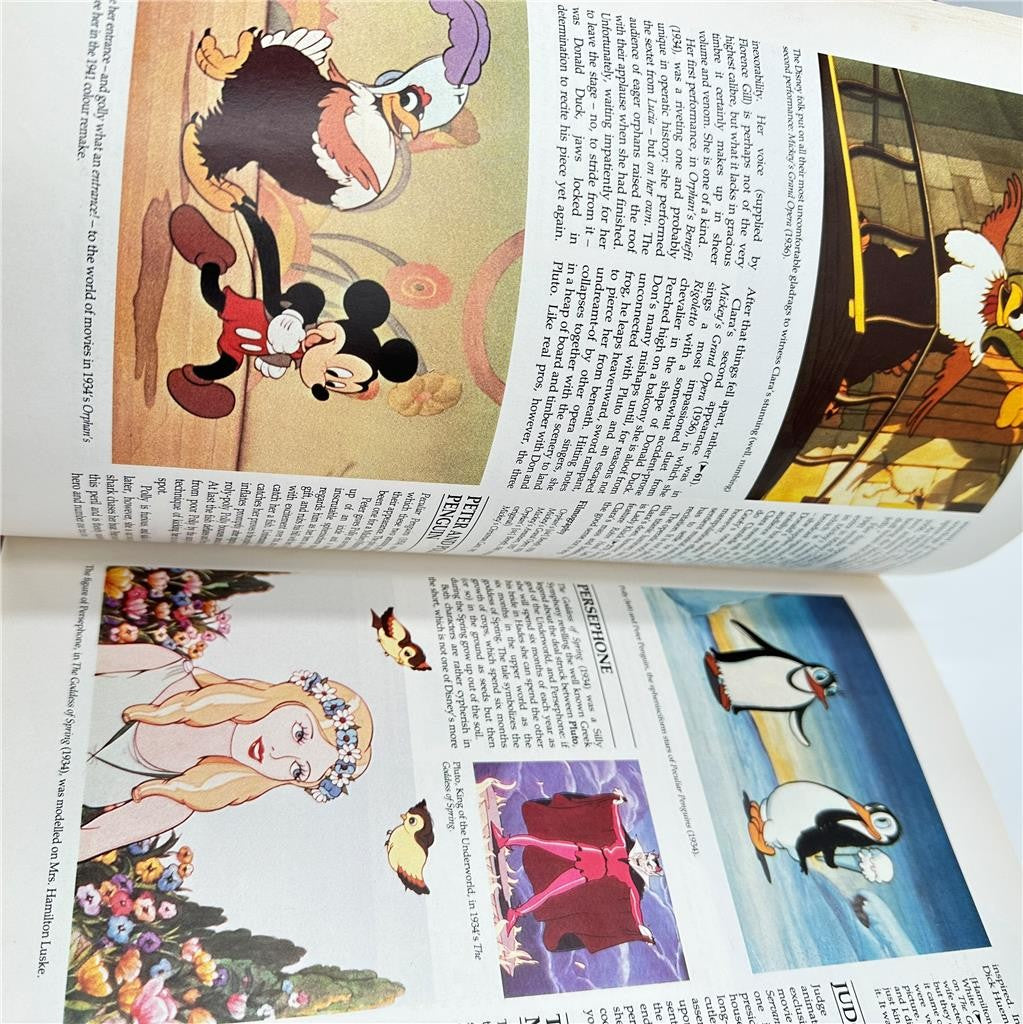 Encyclopedia Of Walt Disney's Animated Characters '87 John Grant 1ST Ed See Desc