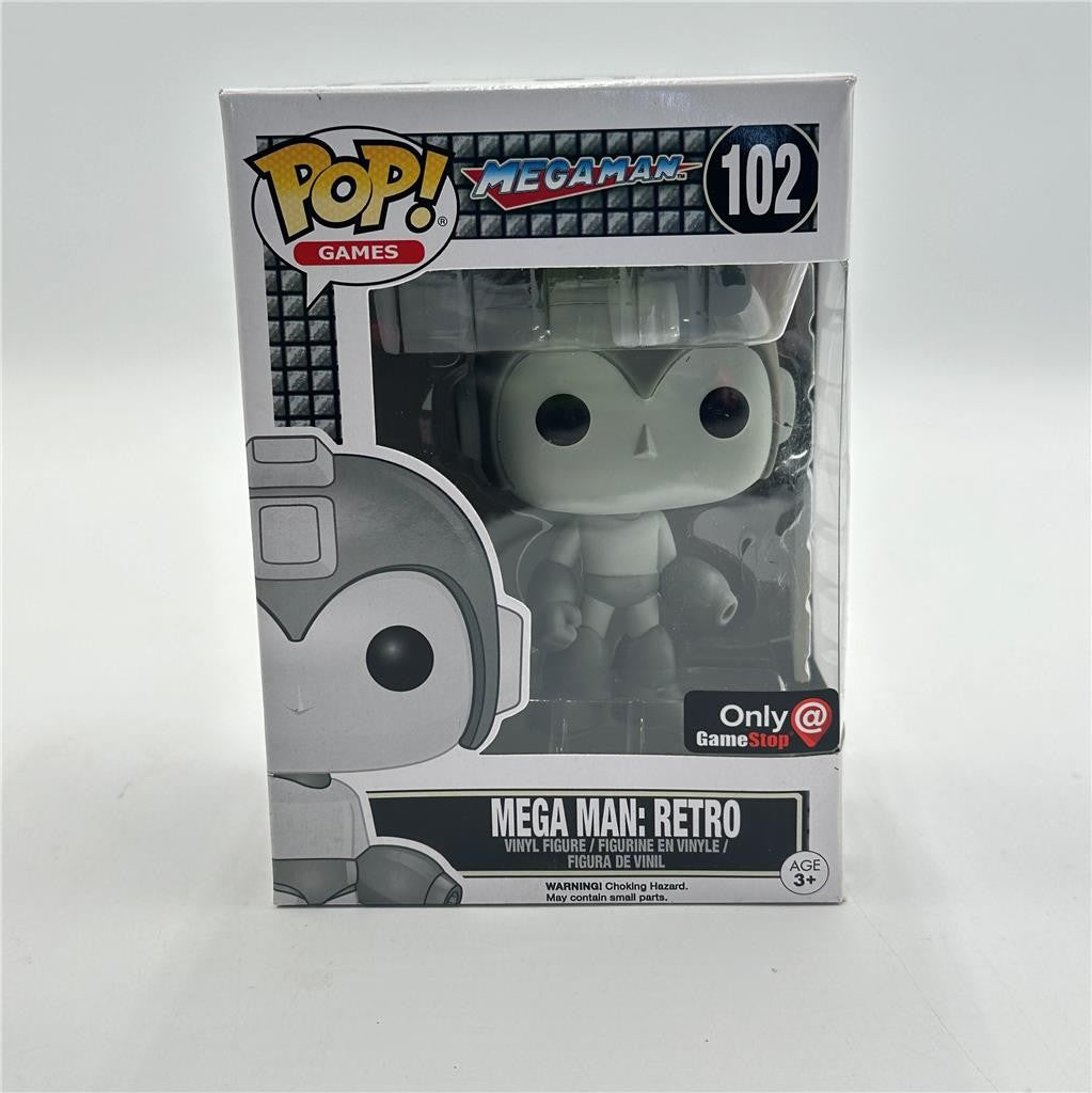 Mega Man Retro (2016 NEW) 4" Funko Pop Games #102 Vinyl Collectible Figure