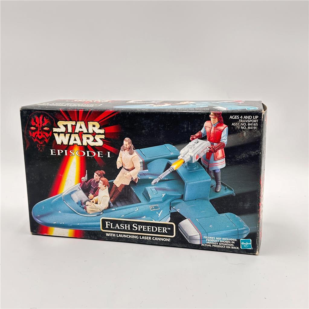 Star Wars Episode 1 Flash Speeder w/ Launching Laser Cannon