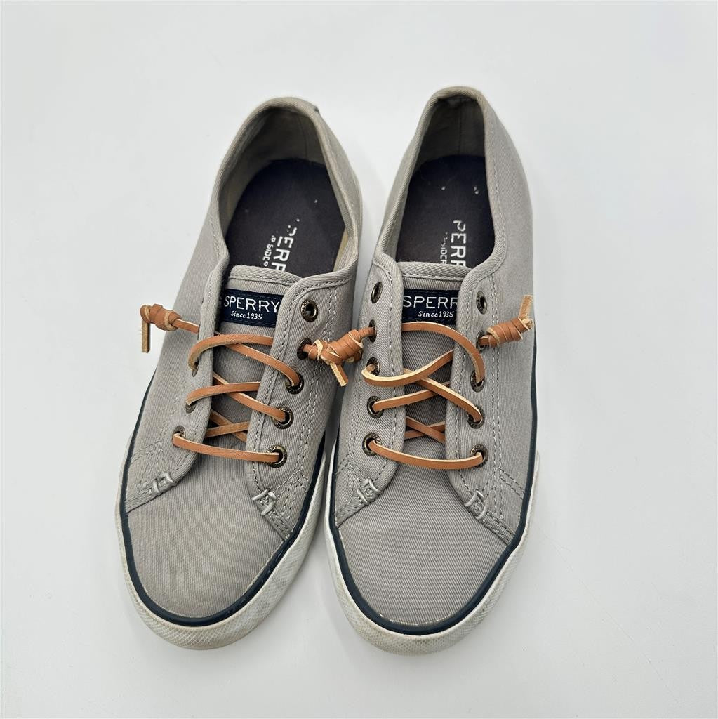 Sperry Top Sider Women's Size 6M Grey Slip on Shoes