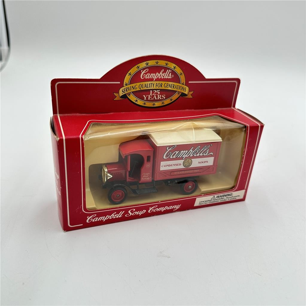 NEW CAMPBELLS SOUP COMPANY 125 YEARS ANNIVERSARY DIE-CAST DELIVERY TRUCK