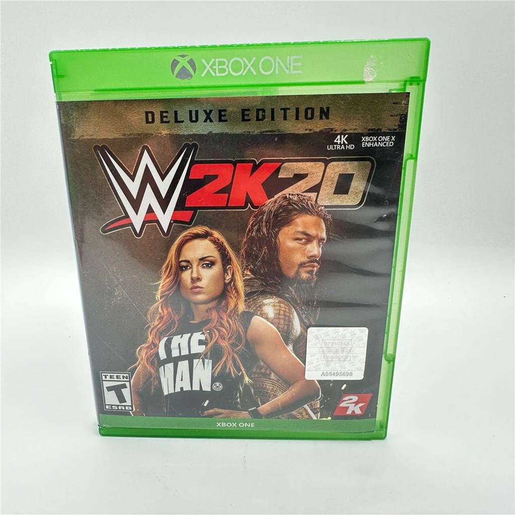 WWE 2K20 Deluxe Edition - Microsoft Xbox One Roman Reigns & Becky Lynch Cover