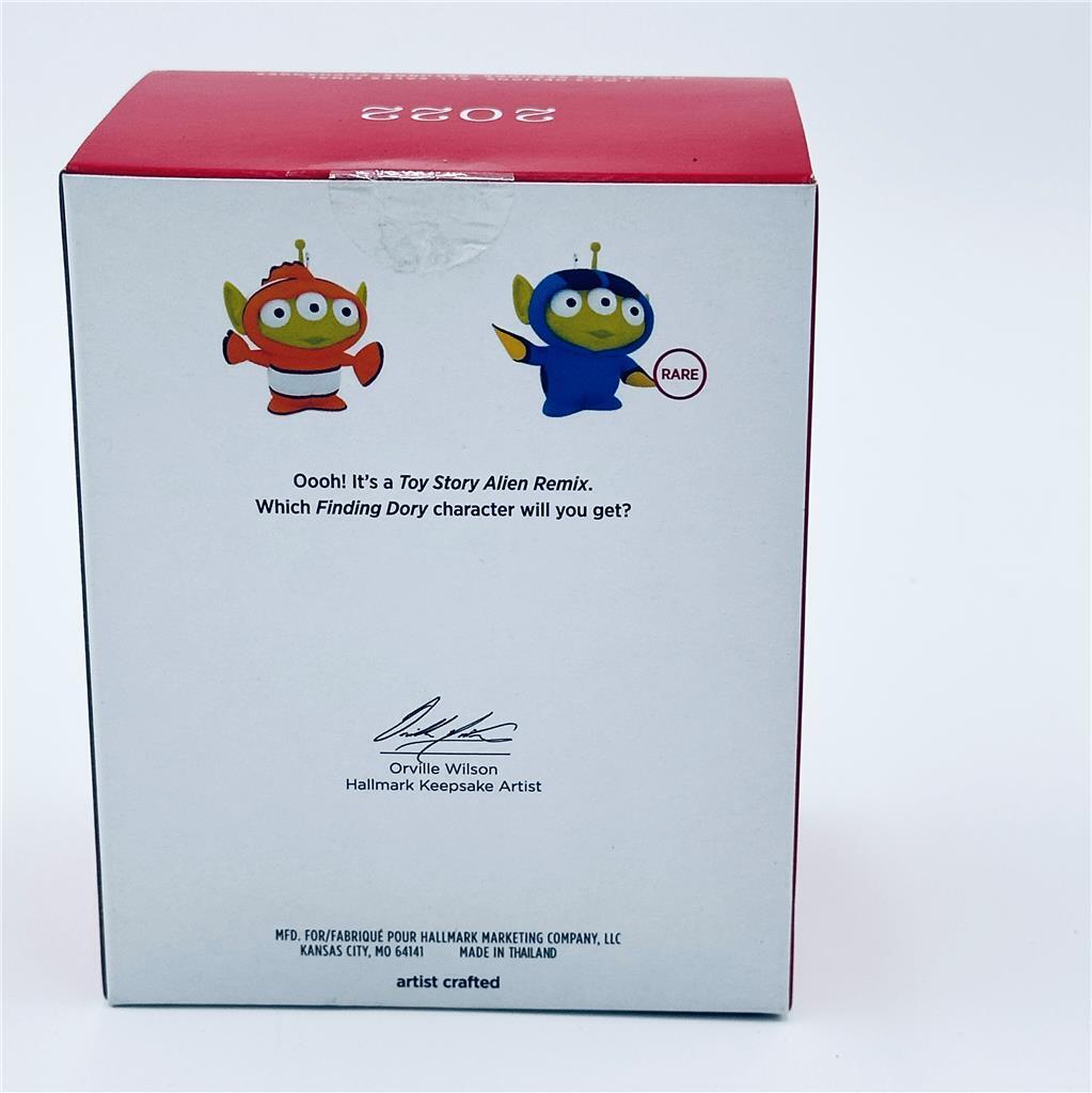 2022 Hallmark Keepsake Finding Nemo Alien Remix Blue Orange Christmas Ornament -