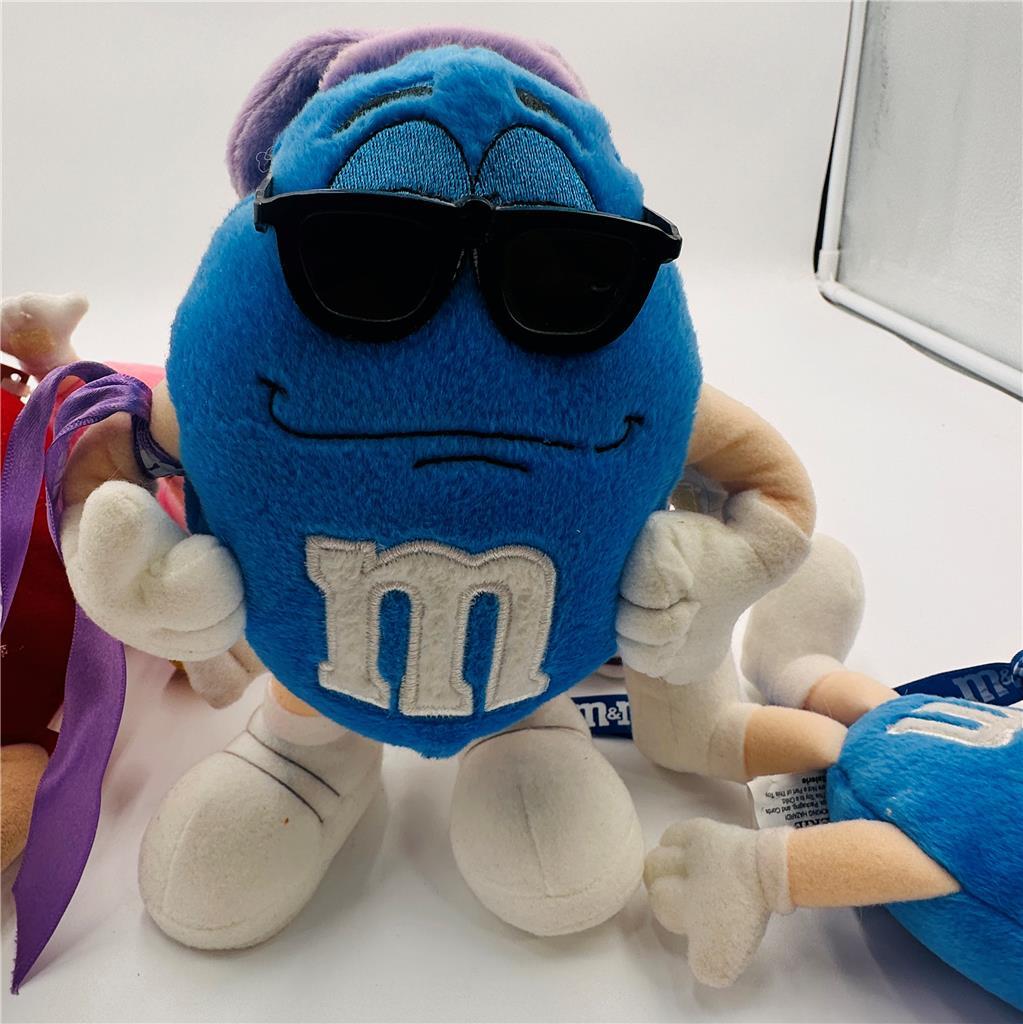 LOT OF 6 M&M'S Vintage Plushies Plush Toys