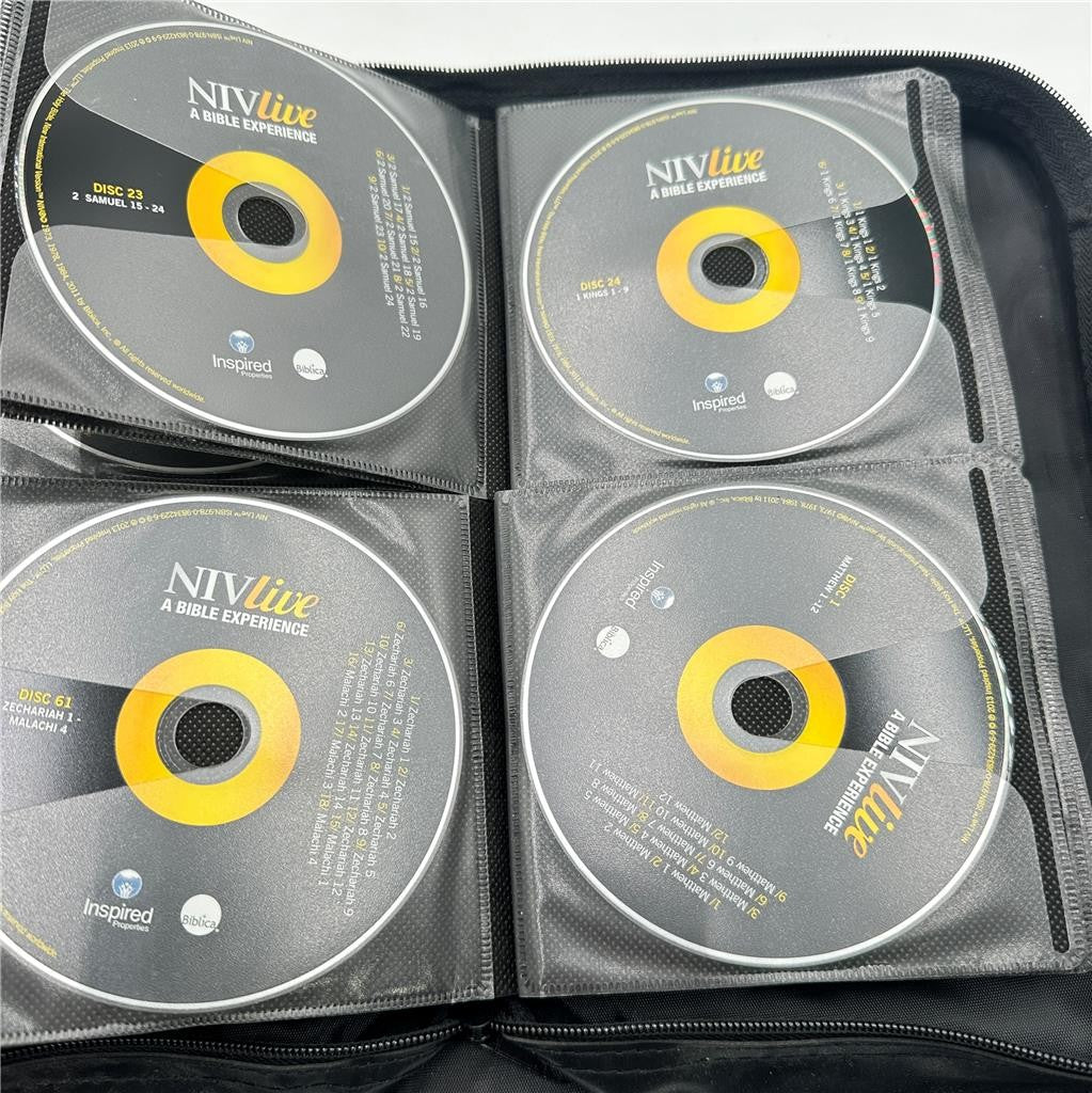 NIV Live A Bible Experience - Full Set - The Bible on 79 CDs plus 1 Enhanced DVD
