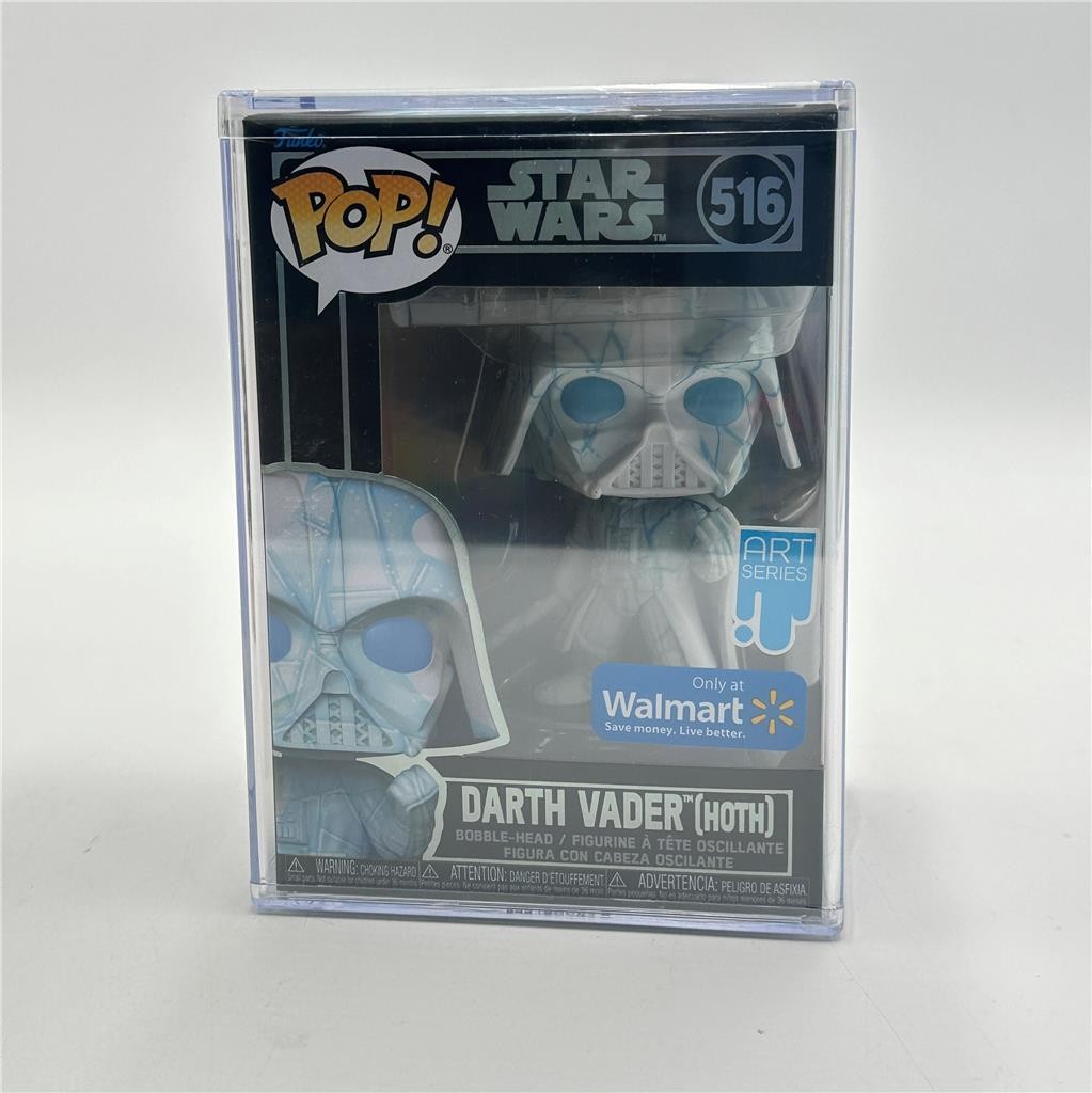 Funko Pop! Star Wars Darth Vader HOTH Art Series 516 Walmart Hard in Protector