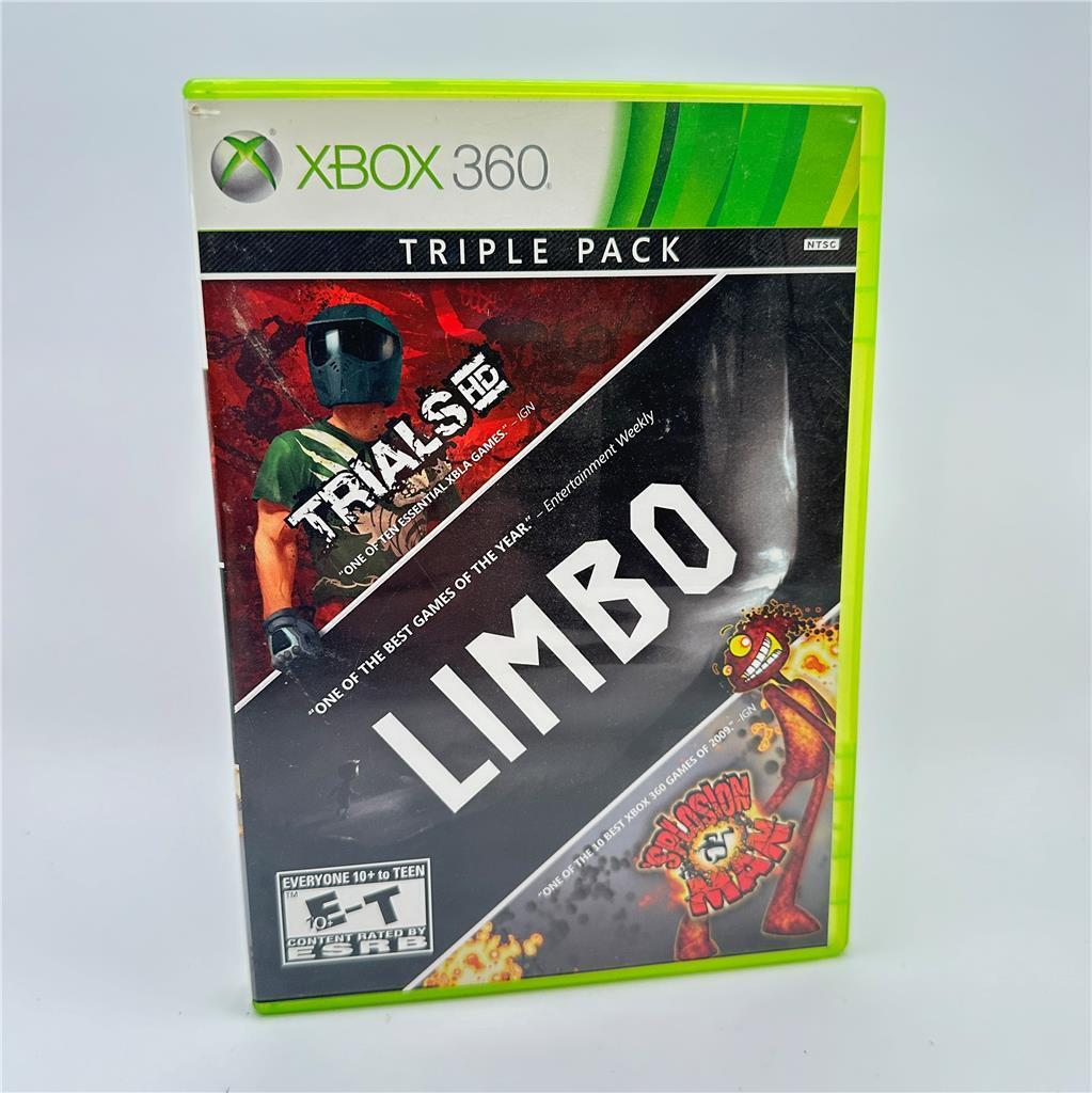Triple Pack: Limbo, Trials HD and Splosion Man (Microsoft Xbox 360, 2011)