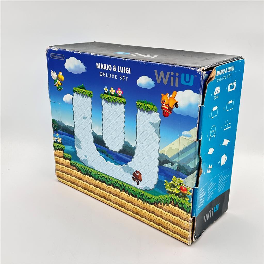 Nintendo Wii U Mario & Luigi Deluxe Set 32 GB Black Console (NTSC) BOX ONLY