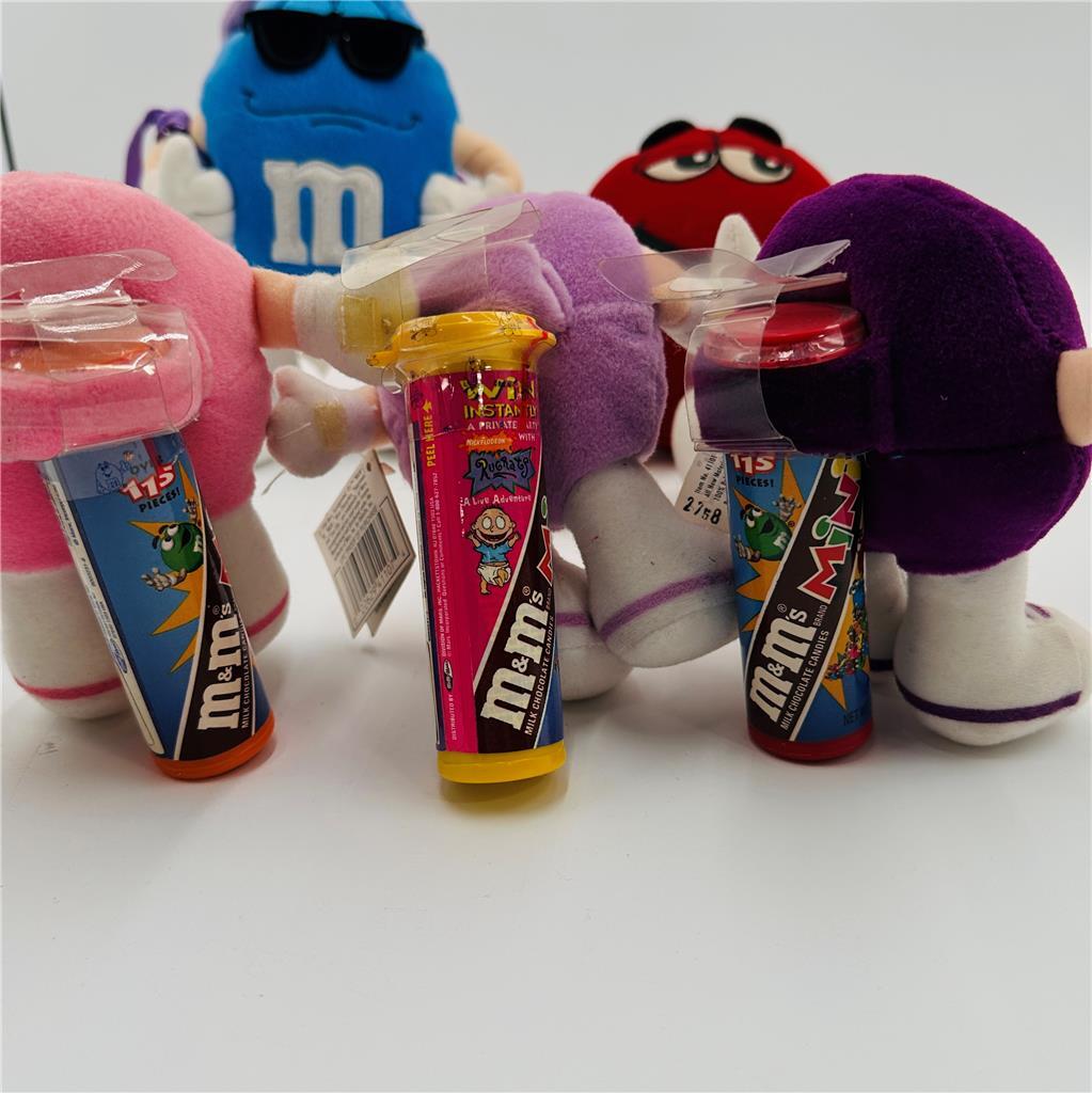 LOT OF 6 M&M'S Vintage Plushies Plush Toys