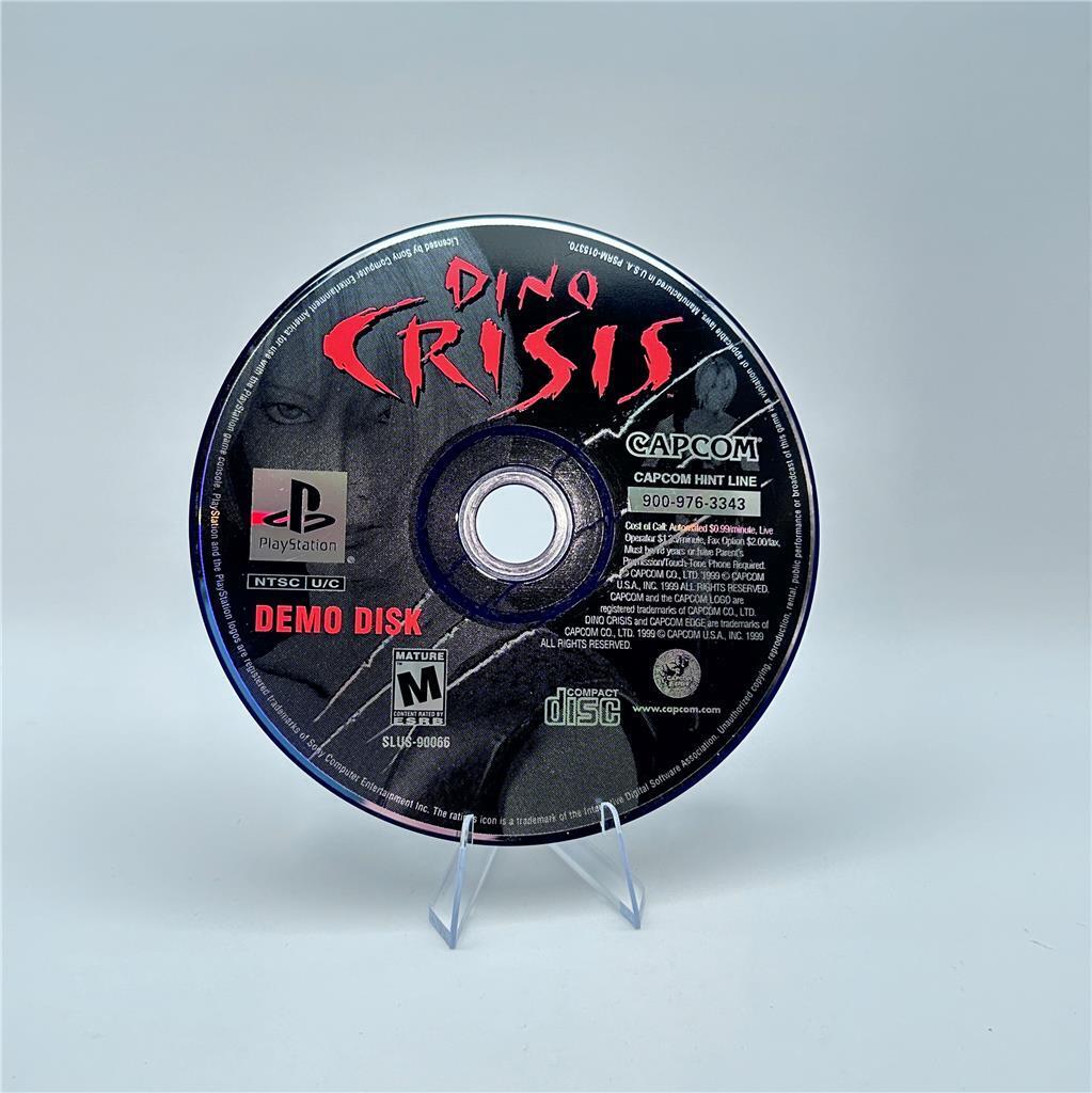 Dino Crisis Sony PlayStation PS1 PSX Demo Disc Only 1999 Capcom