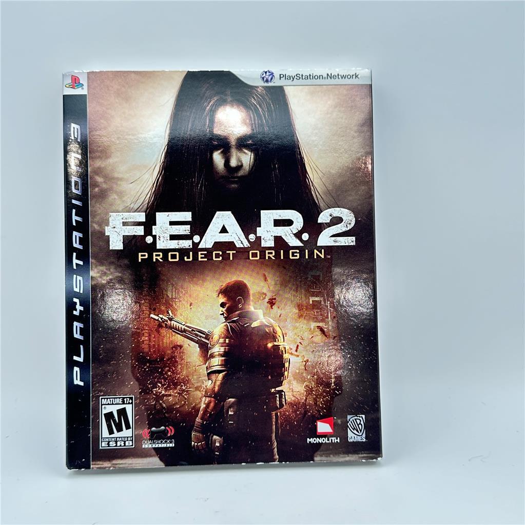 F.E.A.R. 2: Project Origin (Sony PlayStation 3, 2009) SEALED with Slip Cover