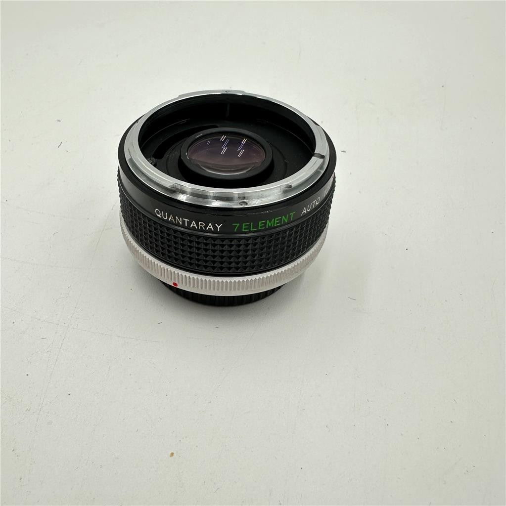Quantaray NIKON 7element auto teleconverter 2x MC  w/Case