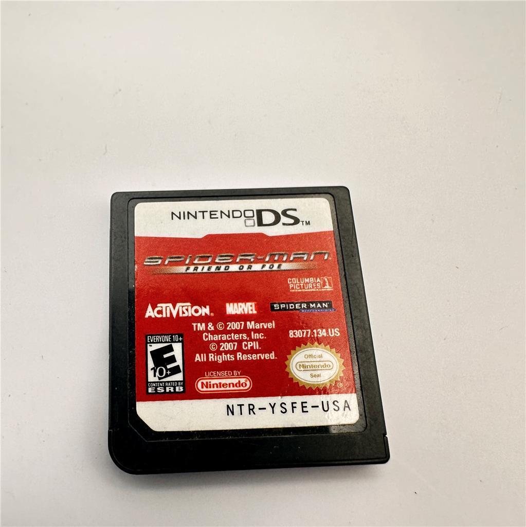 Spider-Man: Friend or Foe (Nintendo DS, 2007) Spiderman Complete