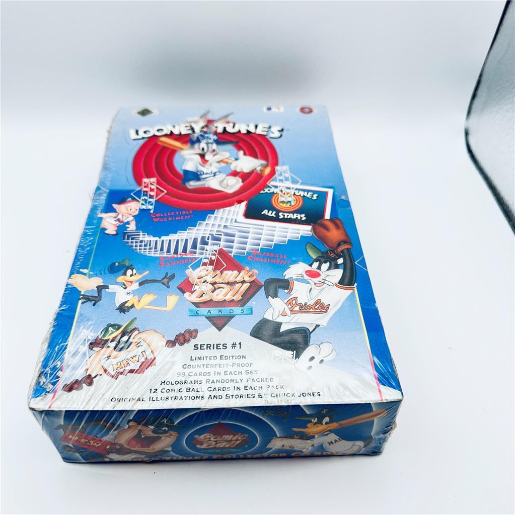 1990 Upper Deck Series 1 Looney Tunes Comic Ball Baseball Box