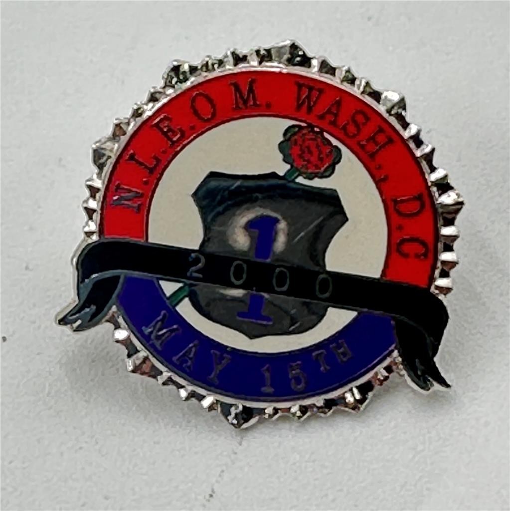 National Law Enforcement Officers Memorial NLEOM May 15th, 2000 Pin