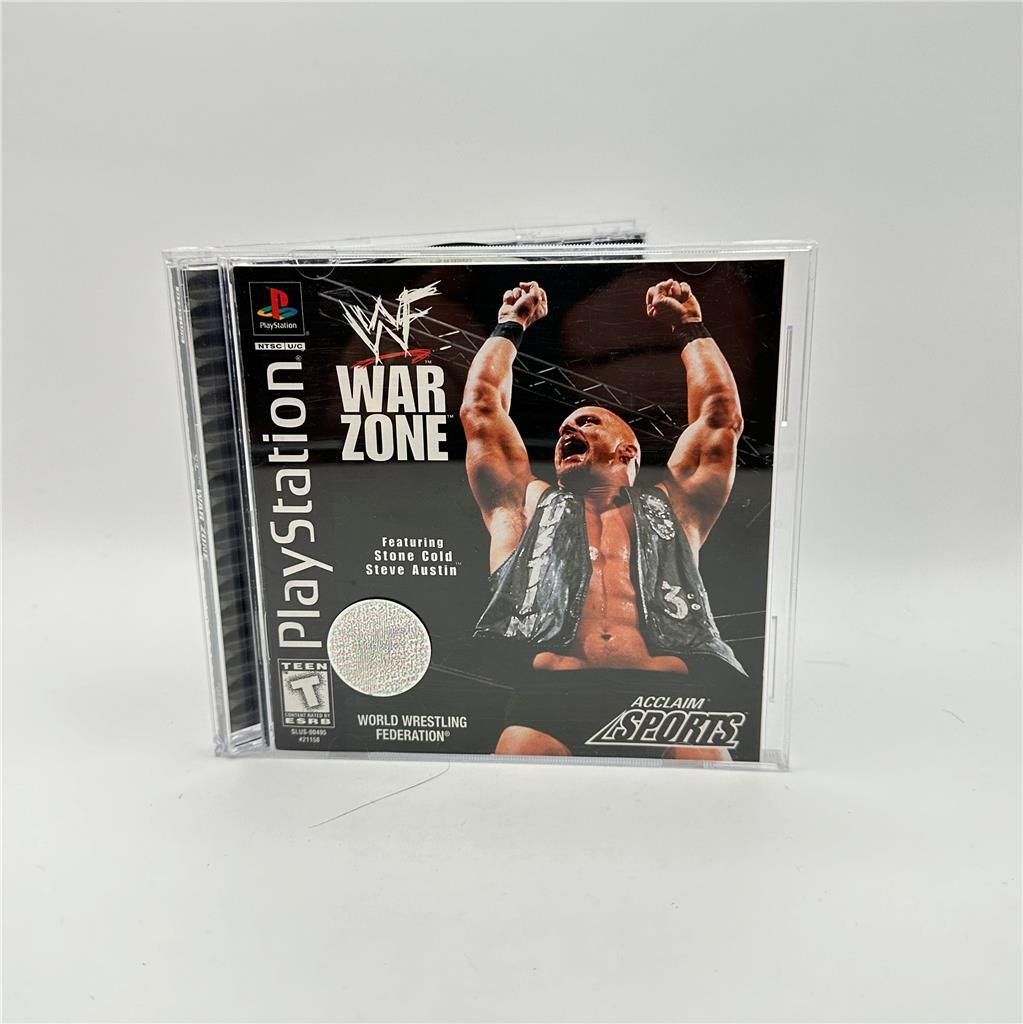 WWF War Zone (Sony PlayStation 1, 1998) Black Label