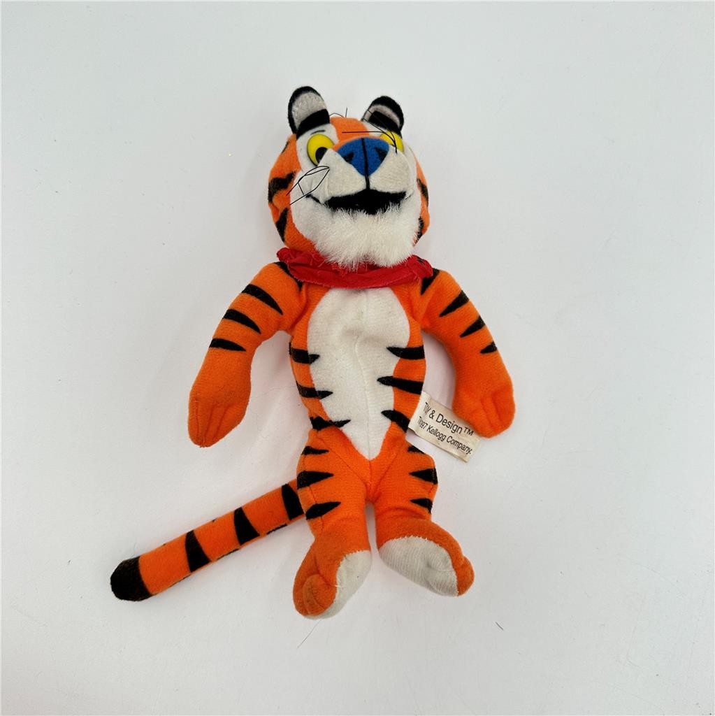 1997 Tony The Tiger Kellogg's Frosted Flakes 8" Vintage Plush Mascot Toy Doll