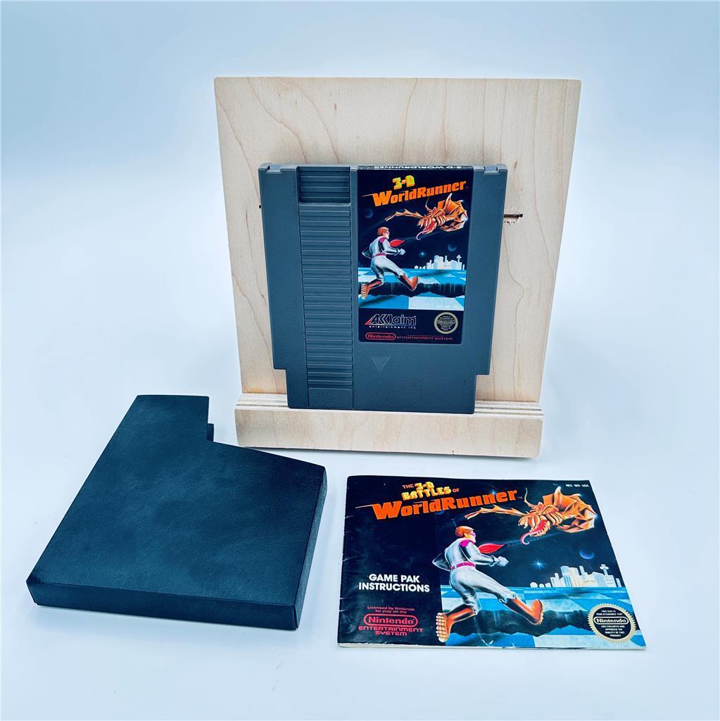 3-D WorldRunner (Nintendo Entertainment System, 1987) With Manual