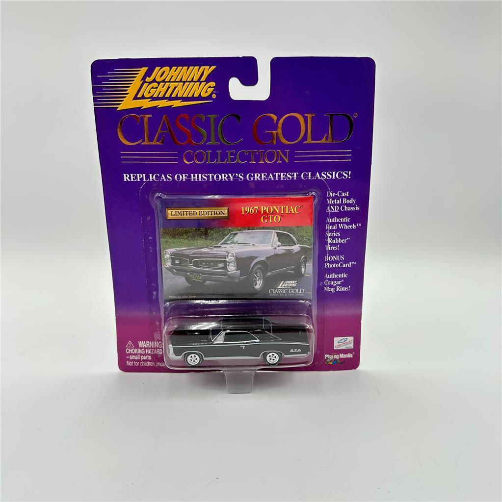 Johnny Lightning Classic Gold 1967 Pontiac GTO Diecast 1:64 Black