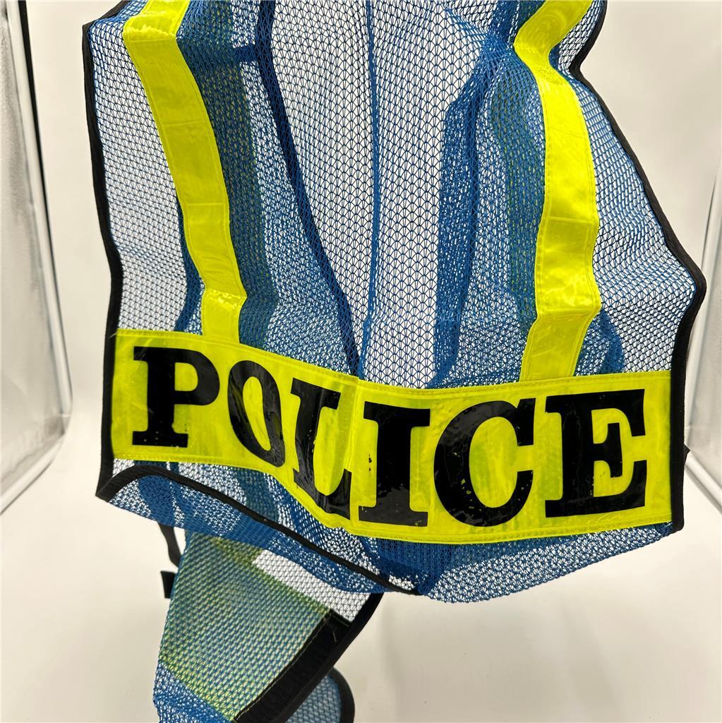 Vintage Police OFFICER SAFETY VEST Blue