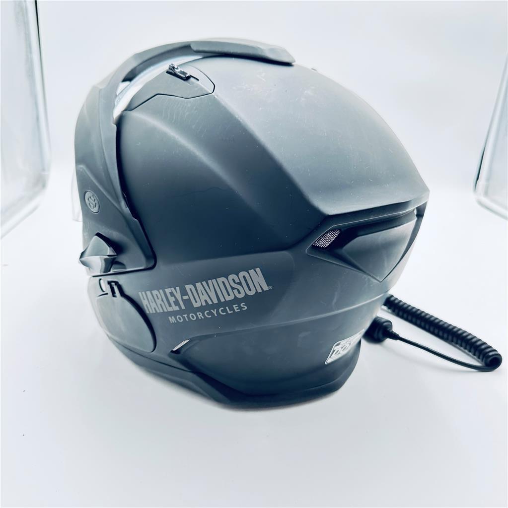 Harley-Davidson® Men's Essence Sun Shield B07 3/4 Helmet, Matte Black 98211-16VM