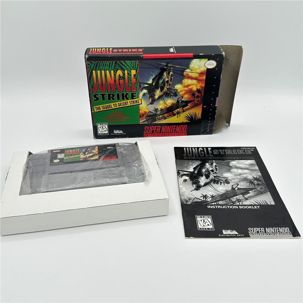Jungle Strike: The Sequel To Desert Strike (Super Nintendo Entertainment System,