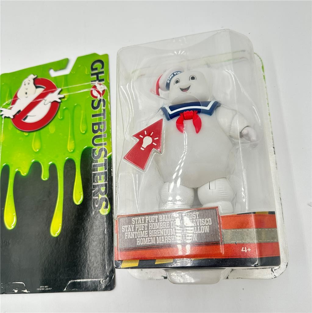 2016 Mattel Ghostbusters Stay Puft Balloon Light Up Ghost  Man Open Box