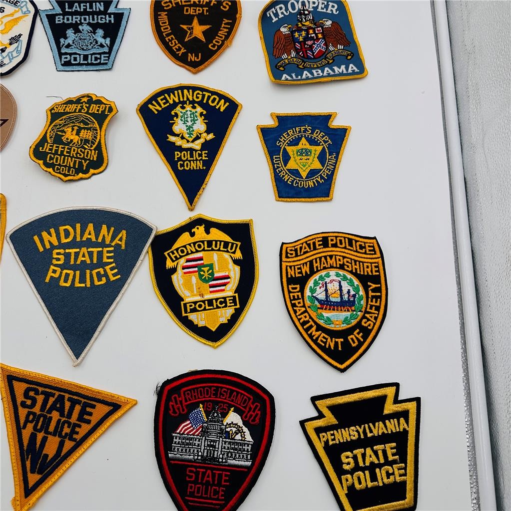 Police Law Enforcement Patches  Lot of 25