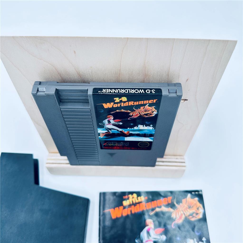 3-D WorldRunner (Nintendo Entertainment System, 1987) With Manual