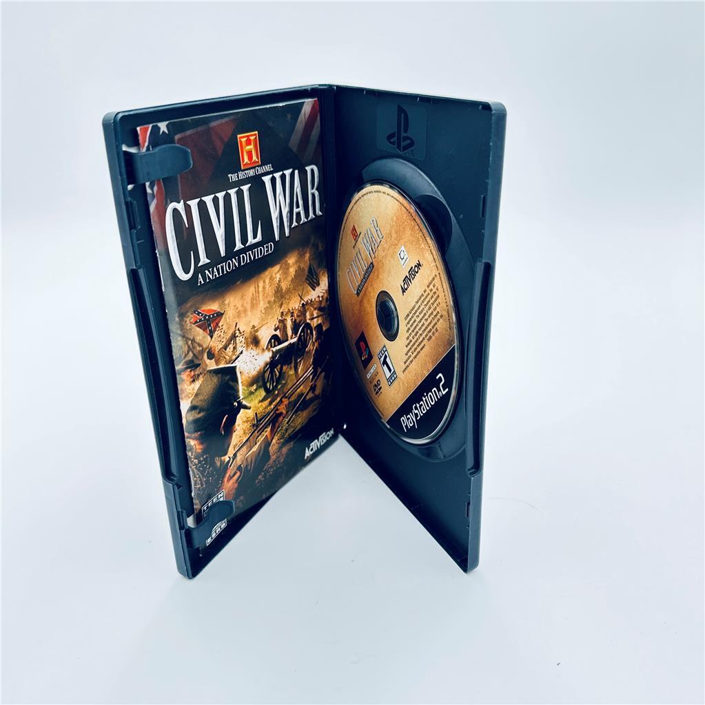 History Channel: Civil War -- A Nation Divided (Sony PlayStation 2, 2006) - Comp