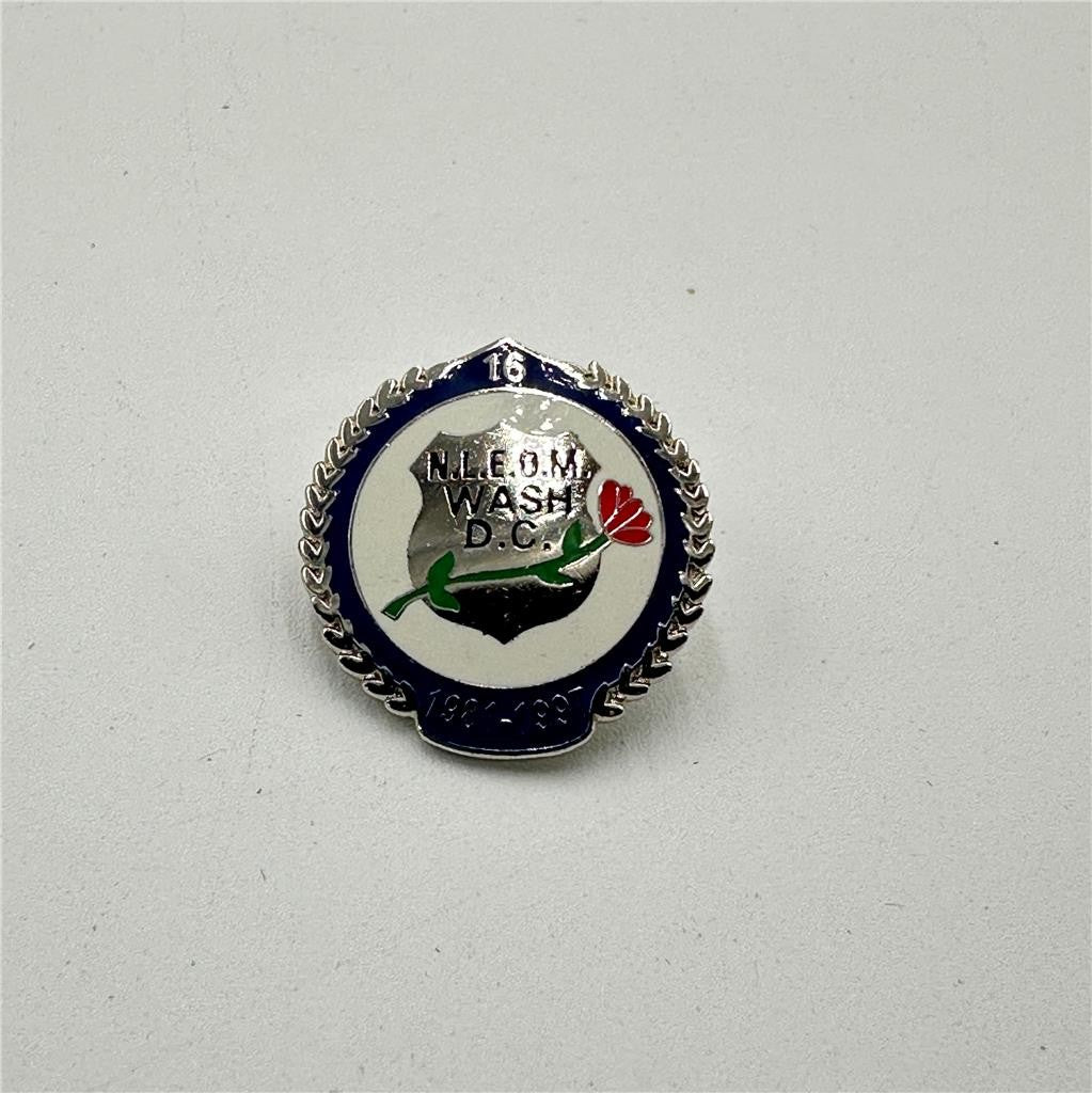 NLEOM National Law Enforcement Officers Memorial Wash DC 1981-1997 Pin