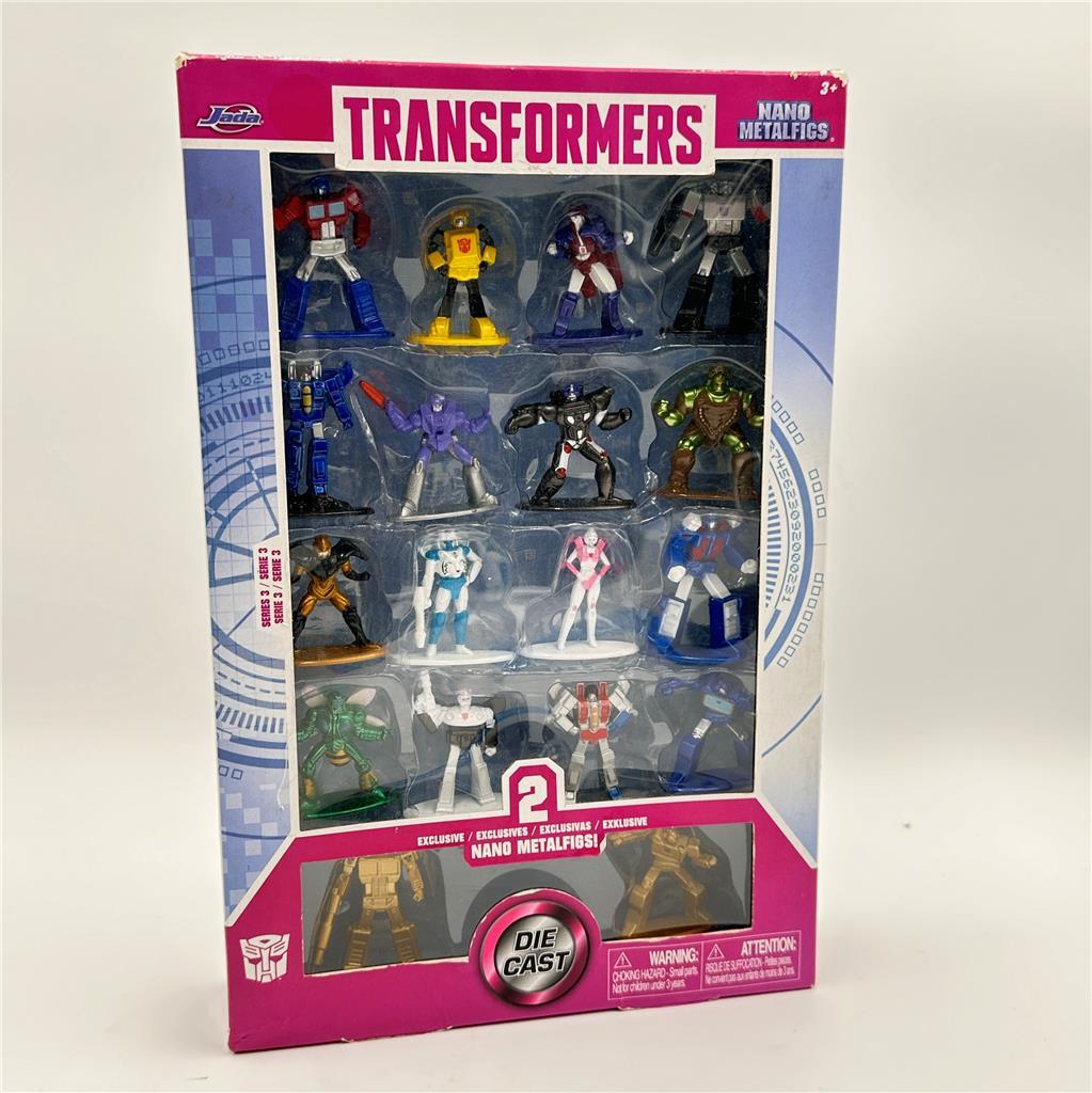Transformers Jada Series 3 Nano Metal figures Metalfigs Gold Optimus NEW