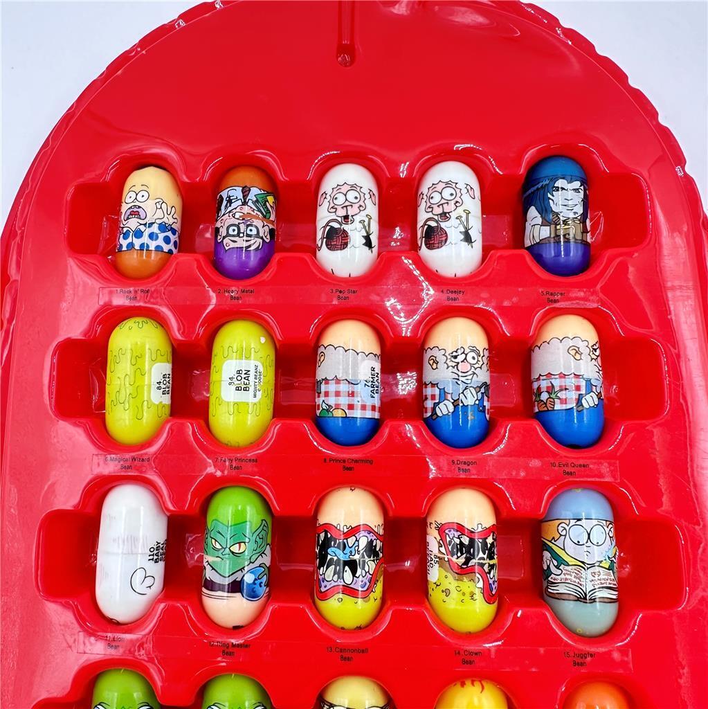 61 Mighty Beanz With Red Case