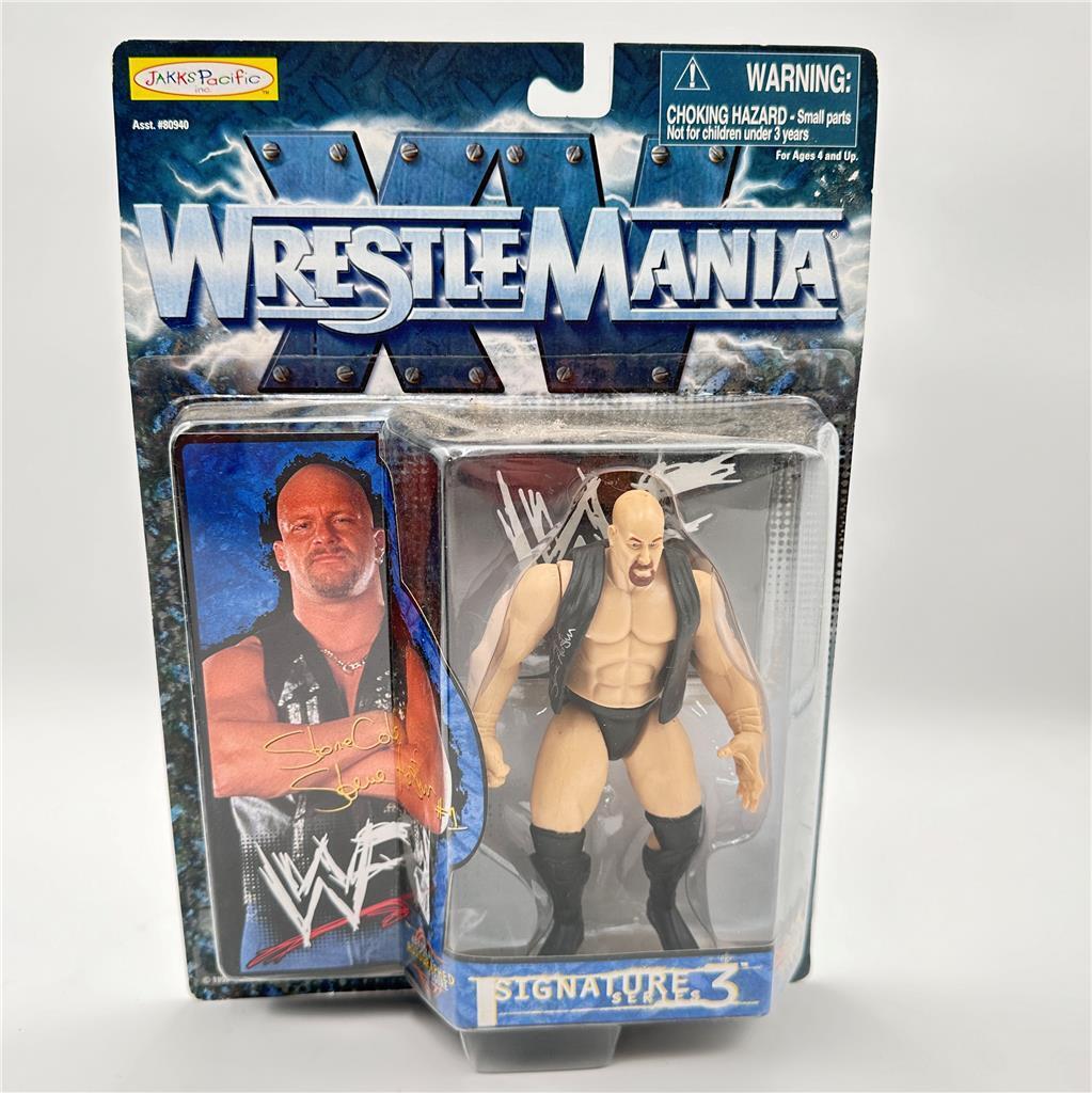 WWF Stone Cold Steve Austin Signature Series 3 WWE Jakks Action Figure